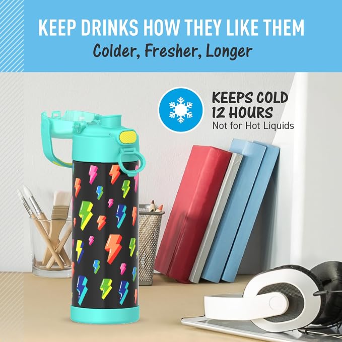 THERMOS FUNTAINER 16 Ounce Stainless Steel Vacuum Insulated Bottle - Image 5