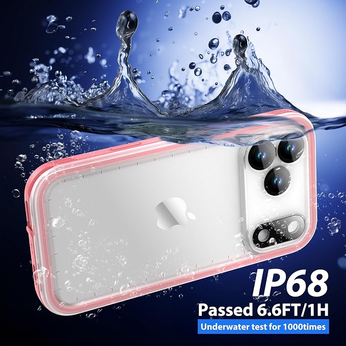 SPORTLINK for iPhone 17 Pro Max Case, IP68 Waterproof Military Protective Full - Image 4