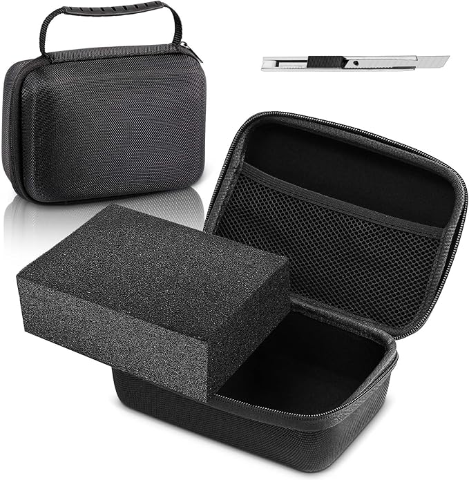 Relaxweex EVA Hard Case with Customizable Foam 7.8 x 6.3 x 3.5 Inch Protective by Relaxweex