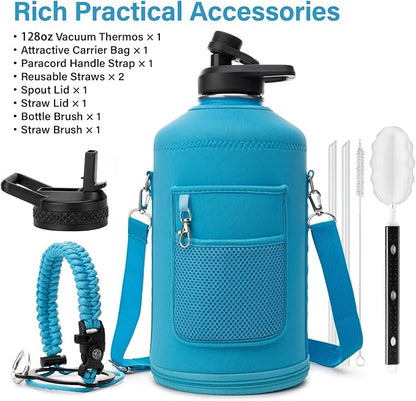 DYSANKY 1 Gallon Water Bottle Insulated | Thickened Stainless Steel Vacuum - Image 2