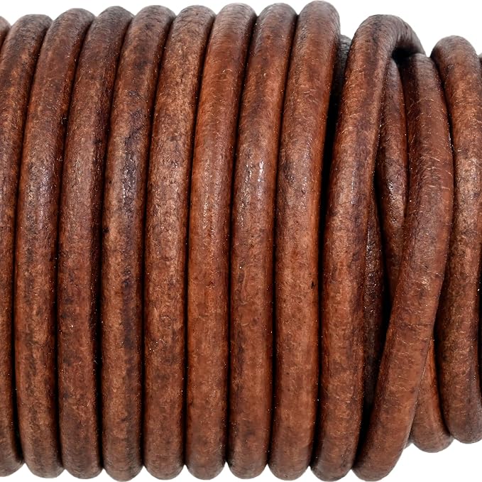 GENIQUE Real/Genuine Round Leather String Cord - Image 4