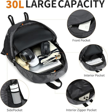 Small Hiking Backpack 35L Travel Lightweight Hiking Packable Daypack - Image 5
