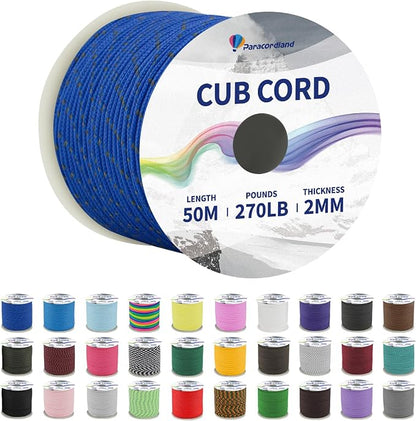 Paracordland-270LB Parachute Cord -164FT-2mm Micro Paracord-Utility Cord Thin by Unknown