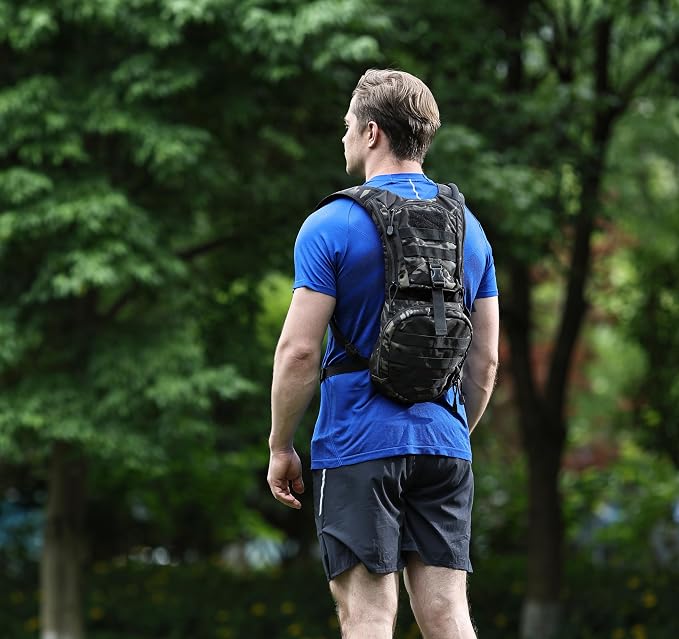 MARCHWAY Tactical Molle Hydration Pack Backpack - Image 7