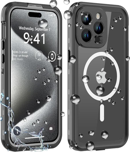for iPhone 15 Pro Max Case Waterproof, Shockproof Dustproof IP68 Waterproof by Comboproof
