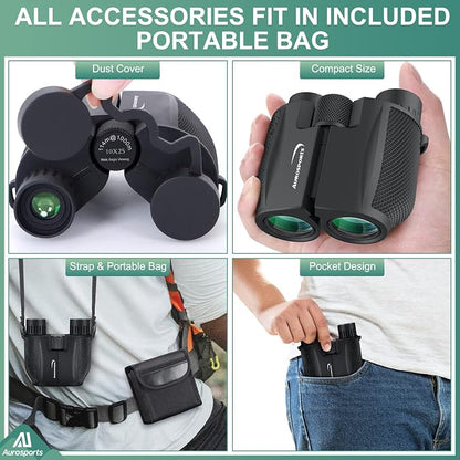 Aurosports Compact Binoculars for Adults and Kids - Image 8