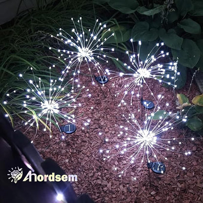 Anordsem Solar Garden Lights Outdoor: Bendable Copper Wire - Image 6