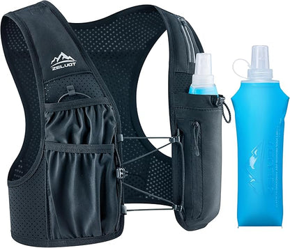 Zelvot Running Vest for Women Men, USA Original Patent, Adjustable Chest Straps by Zelvot