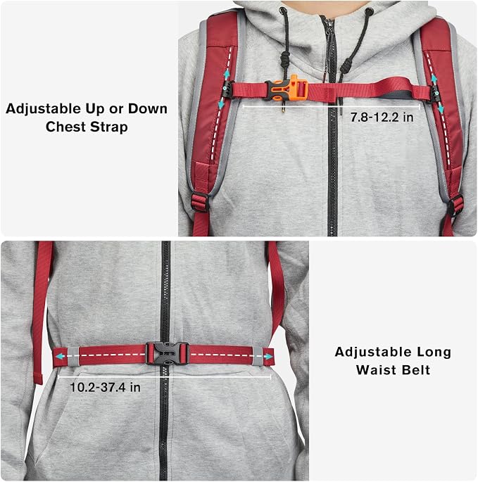 G4Free 30L Lightweight Hiking Backpack - Image 7