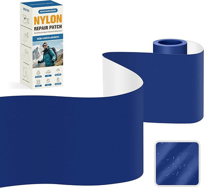 KING MOUNTAIN Self Adhesive Nylon Fabric Repair Tape, 4×63 Inches, Quick Down by ForABetterHomeLife