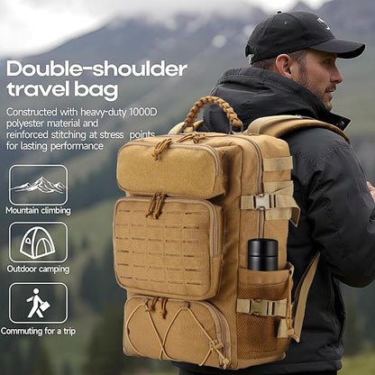 Tactical Backpack for Men, 35L Travel Military Backpack - Image 2