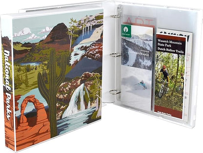 UniKeep National Parks Themed Case to Hold Park Brochures, and Pamphlets - Image 2