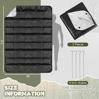 Kingdder 2 Pcs Heavy Duty Emergency Blankets - Image 2