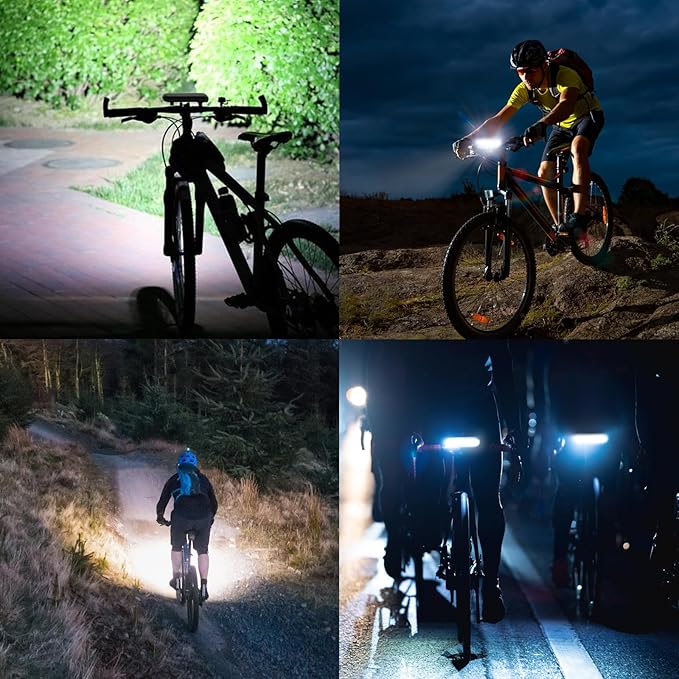 Suruid Super Bright LED Bike Light, USB Rechargeable Bicycle Headlight - Image 9