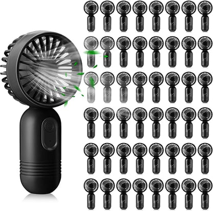 Rossesay 48 Pcs Mini Portable Fan Bulk Cute Handheld Lightweight Small Little by Rossesay