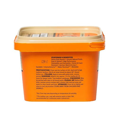 Gorilla All Purpose Wood Filler, Natural Finish, 16 Ounce Tub - Image 8