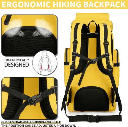 Hiking Backpack for Men 70L/100L Camping Backpack Military Rucksack Molle 3 - Image 4