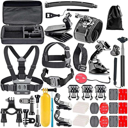 Navitech 50-in-1 Action Camera Accessories Combo KIt by Navitech