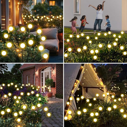 ZFNN Solar Garden Lights Outdoor, 10 Pack 60 LED Solar Firefly Lights, Swaying - Image 7