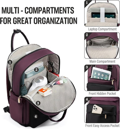 LOVEVOOK Laptop Backpack for Women Men, 17.3 Inch Laptop Bag - Image 2