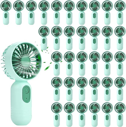 Rossesay 36 Pcs Mini Portable Fan Bulk Cute Handheld Lightweight Small Little by Rossesay