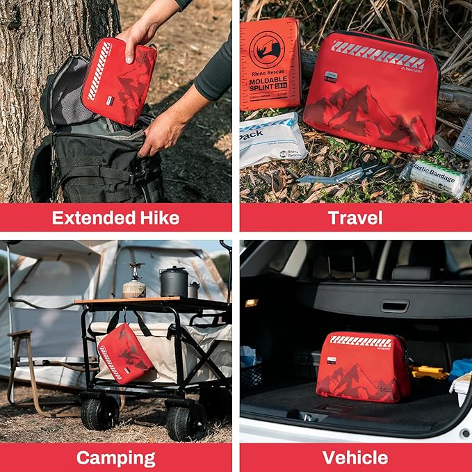 RHINO RESCUE Ultralight First Aid Kit Water-Resistent Medical Kit - Image 6