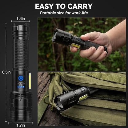 Flashlight Rechargeable 99, 000 High Lumen - Image 7
