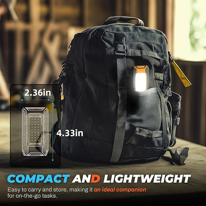 innofox 2-Pack LED Rechargeable Magnetic Work Light 1500 Lumens, Hanging Hook - Image 6