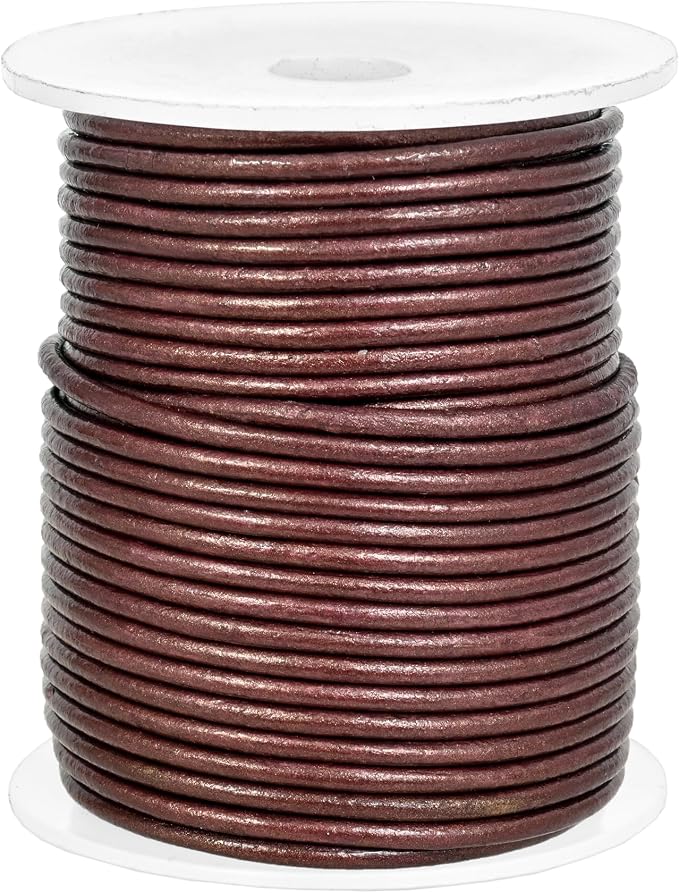 GENIQUE Real/Genuine Round Leather String Cord - Image 2
