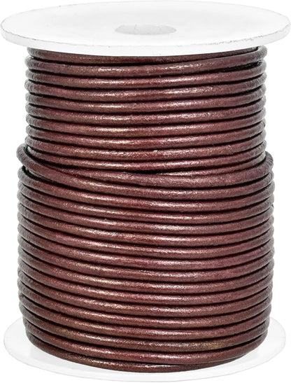 GENIQUE Real/Genuine Round Leather String Cord - Image 2