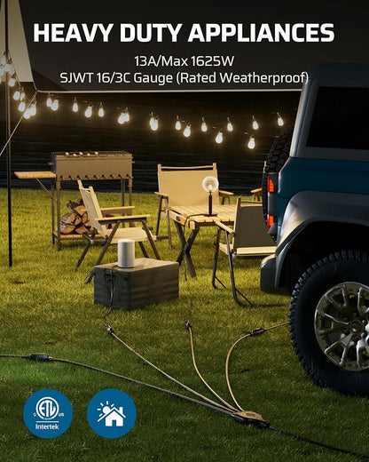 DEWENWILS 46FT Outdoor Extension Cord - Image 3