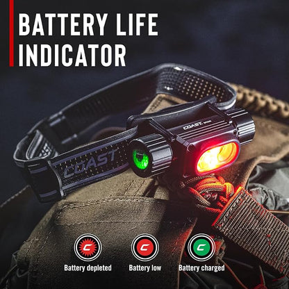 Coast WPH30R 1500 Lumen Waterproof Ultra Bright IP68 USB Rechargeable-Dual - Image 8