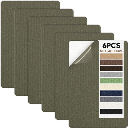 Canvas Repair Patch 5.5 x 8 Inches 6Pcs Self-Adhesive Waterproof Canvas Patch by Unknown