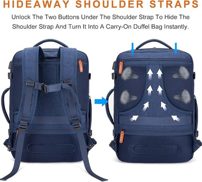 Lumesner Carry on Travel Backpacks, Extra Large 40L Flight Approved Bag - Image 6