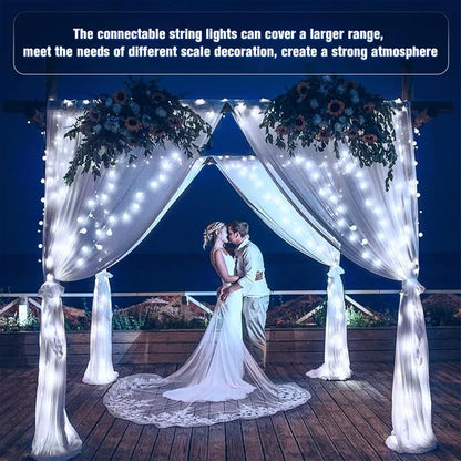 JMEXSUSS 100ft Globe String Lights Indoor Outdoor Waterproof, 200 LED White - Image 6