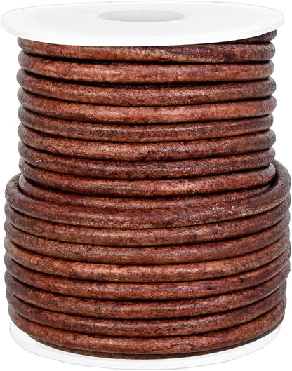 GENIQUE Real/Genuine Round Leather String Cord - Image 3