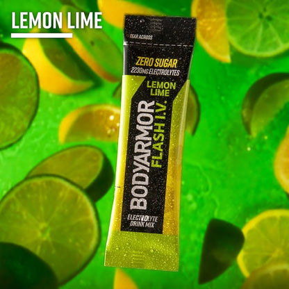 BODYARMOR Flash IV Electrolyte Packets, Lemon Lime - Image 6