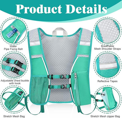 Hydration Backpack with 2L Water Bladder Bag, Lightweight and Breathable - Image 3