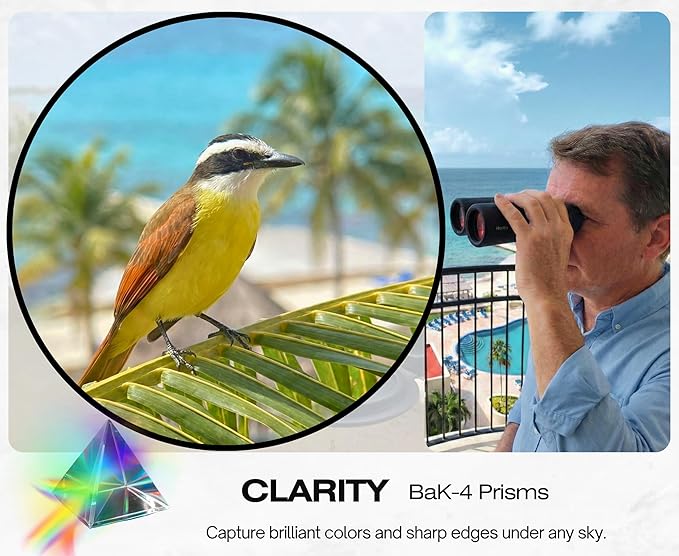 Hontry 10x42 Binoculars with IPX7 Waterproof Protection - Image 4