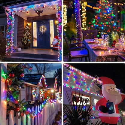 JMEXSUSS 132ft 400 LED Christmas Lights Indoor Outdoor Waterproof, 8 Modes - Image 7