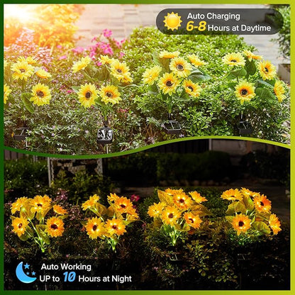 Solar Sunflower Lights Outdoor Waterproof - Image 3