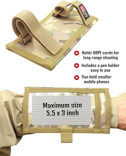 Underalert Tactical Wristband Dope Card Holder Sniper Data Book Quarterback - Image 5