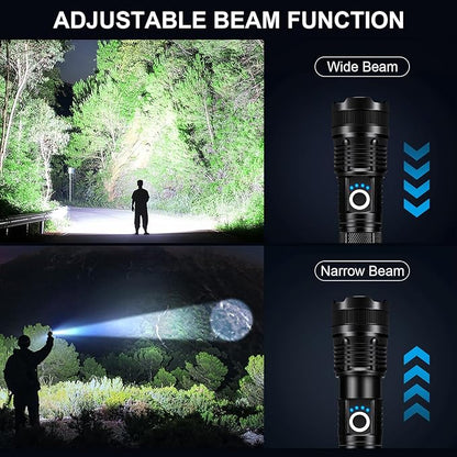 3 Pack Rechargeable Flashlights High Lumens, 990000LM Super Bright LED - Image 6