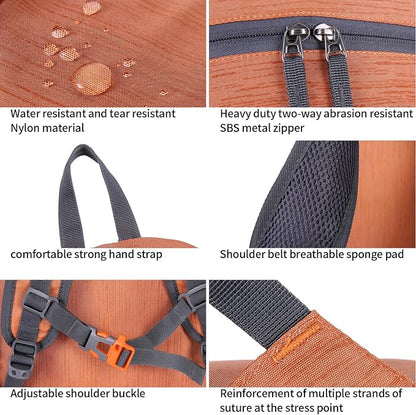 FENGDONG 35L Lightweight Foldable Waterproof Packable Travel Small Hiking - Image 4
