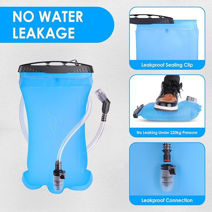 UTOBEST Hydration Bladder, 1.5L TPU Water Bladder BPA Free, Wide Opening - Image 4