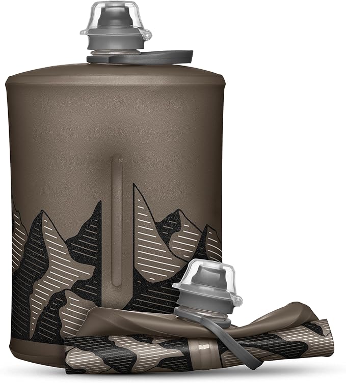 HydraPak Stow Collapsible Water Bottle – 350ml, 1L – Ultralight, Leak-Proof by Hydrapak