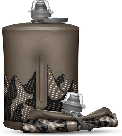 HydraPak Stow Collapsible Water Bottle – 350ml, 1L – Ultralight, Leak-Proof by Hydrapak
