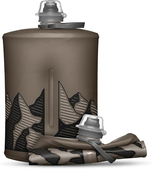 HydraPak Stow Collapsible Water Bottle – 350ml, 1L – Ultralight, Leak-Proof by Hydrapak