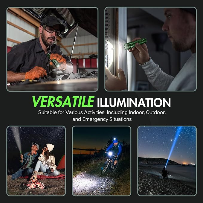 WdtPro Rechargeable Flashlights High Lumens, 1 Pack 10H Long Lasting Super - Image 7