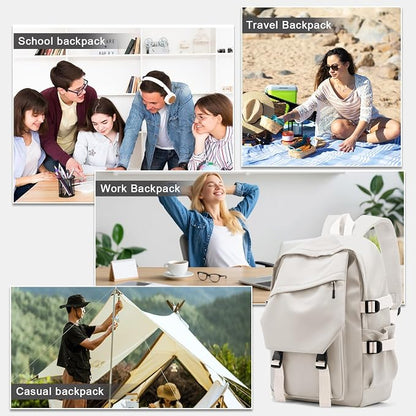 coowoz Lightweight School Bag Casual Daypack College Laptop Backpack - Image 7